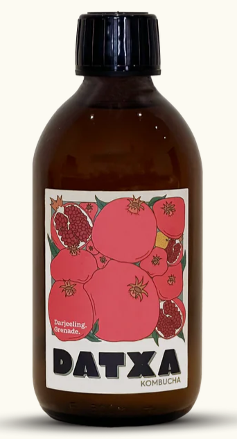 Kombucha Darjeeling Grenade - Bouteille De 300ml, Colis De 12 - BIO Pays Basque -3,6Kg